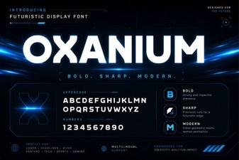 Oxanium Font: Modern Typography for Creative Projects