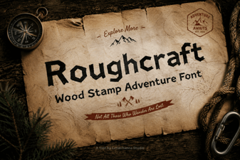 Roughcraft Font: Bold Typography for Creative Projects