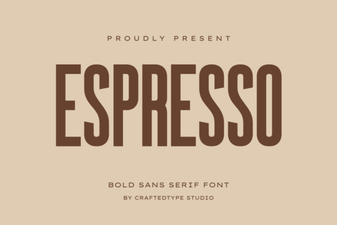 Espresso Font: Bold Typography for Creative Projects