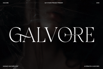 Galore Font: Modern Typography for Creative Projects