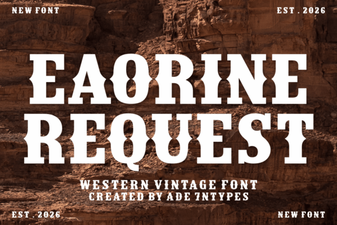 Eaorine Request Font for Creative Design Projects